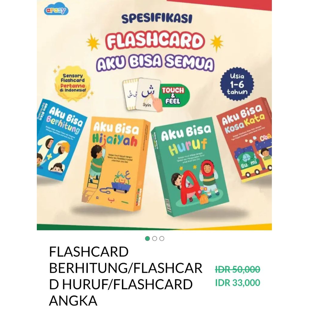 FLASH CARDS AKU BISA SEMUA