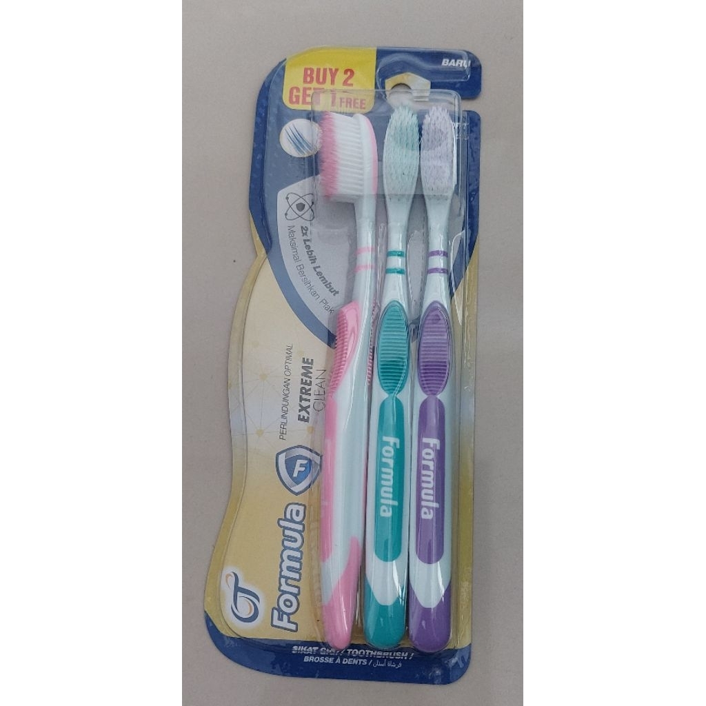 Sikat Gigi Formula Isi 3 Pcs