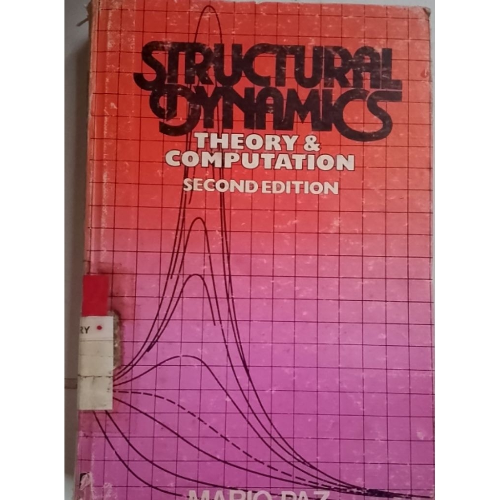 BUKU STRUCTURAL DYNAMICS THEORY & COMPUTATION SECOND EDITION BEKAS ORIGINAL