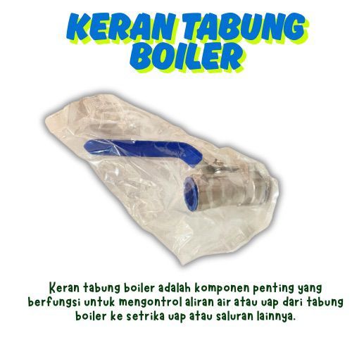 Keran Tabung Setrika Uap Boiler