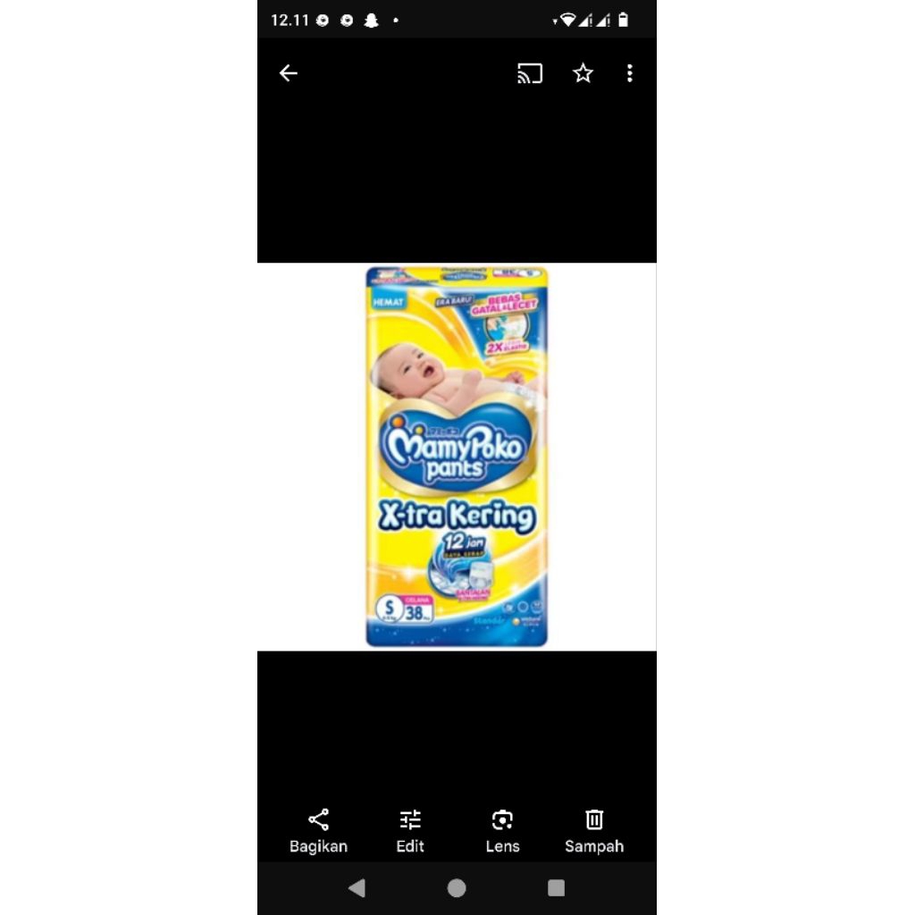pempers mamypoko S, M, L