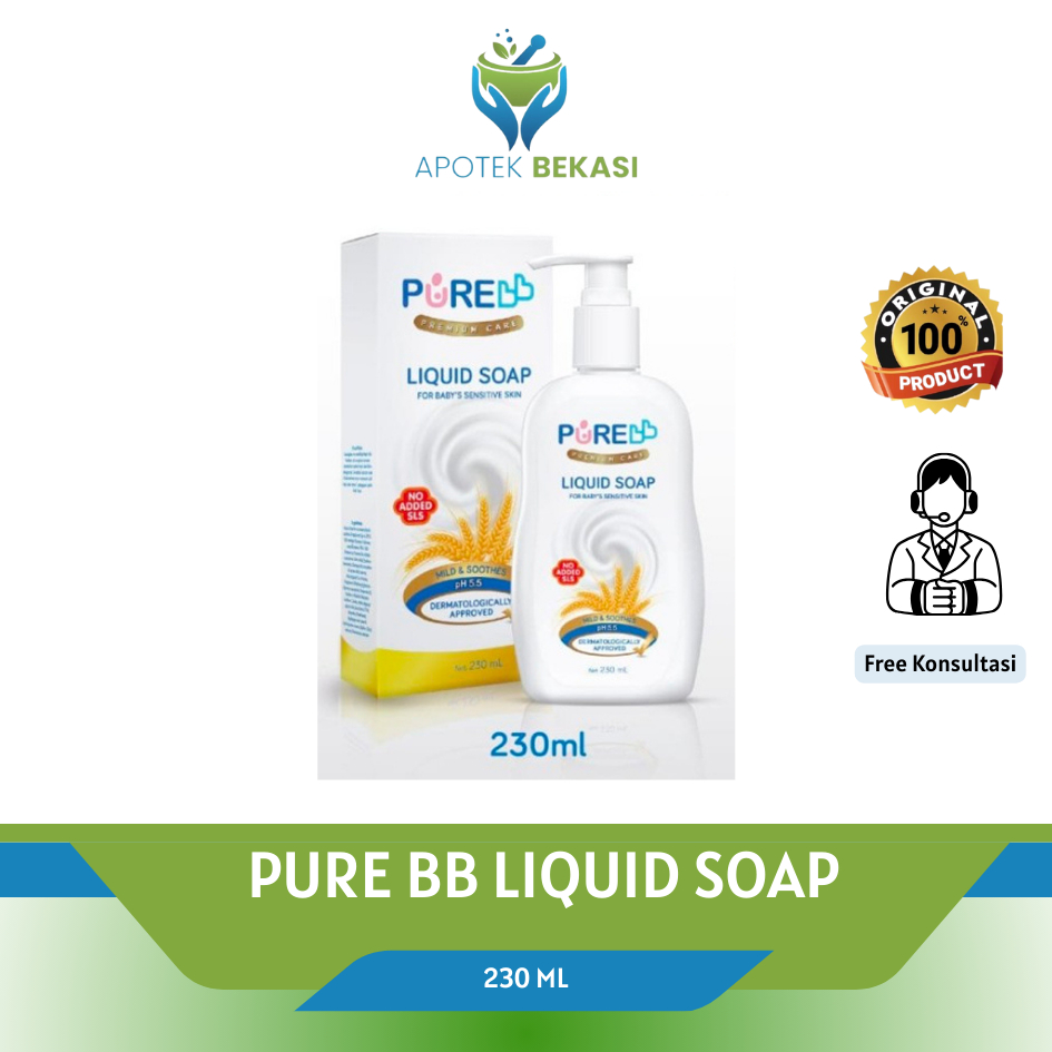 PURE BB LIQUID SOAP 230 ML