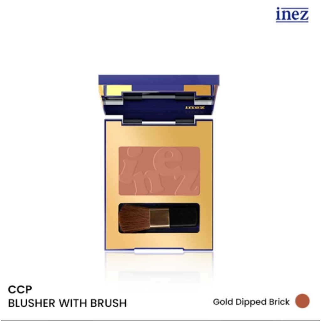inez blusher gold  dipped brick