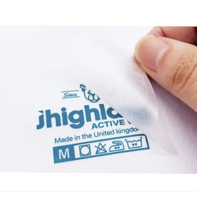 Label Logo Baju Setrika