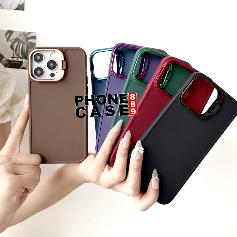 SAMSUNG A03 CASE MACARON STAND CAMERA  CASE BRACKET KICKSTAND CAMERA SAMSUNG A03