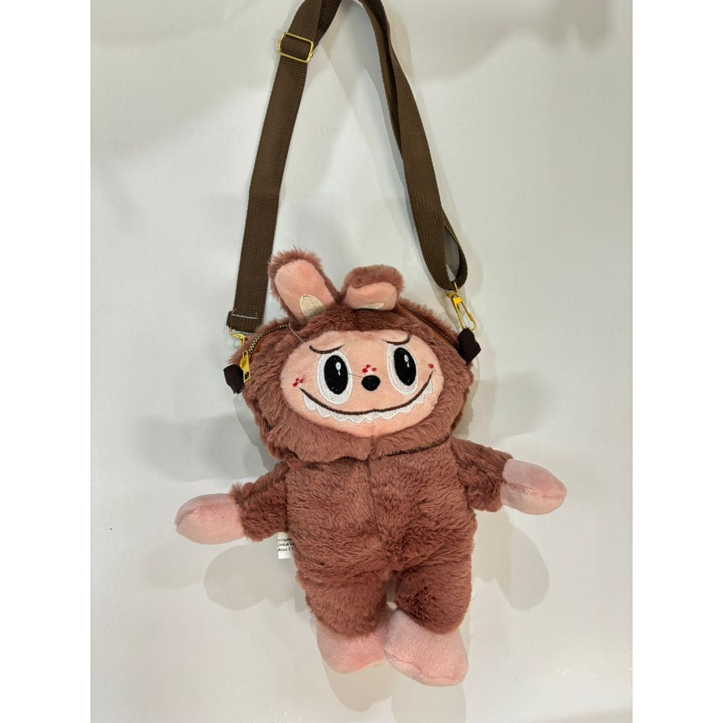 Tas Selempang Anak Boneka Labubu Bisa COD