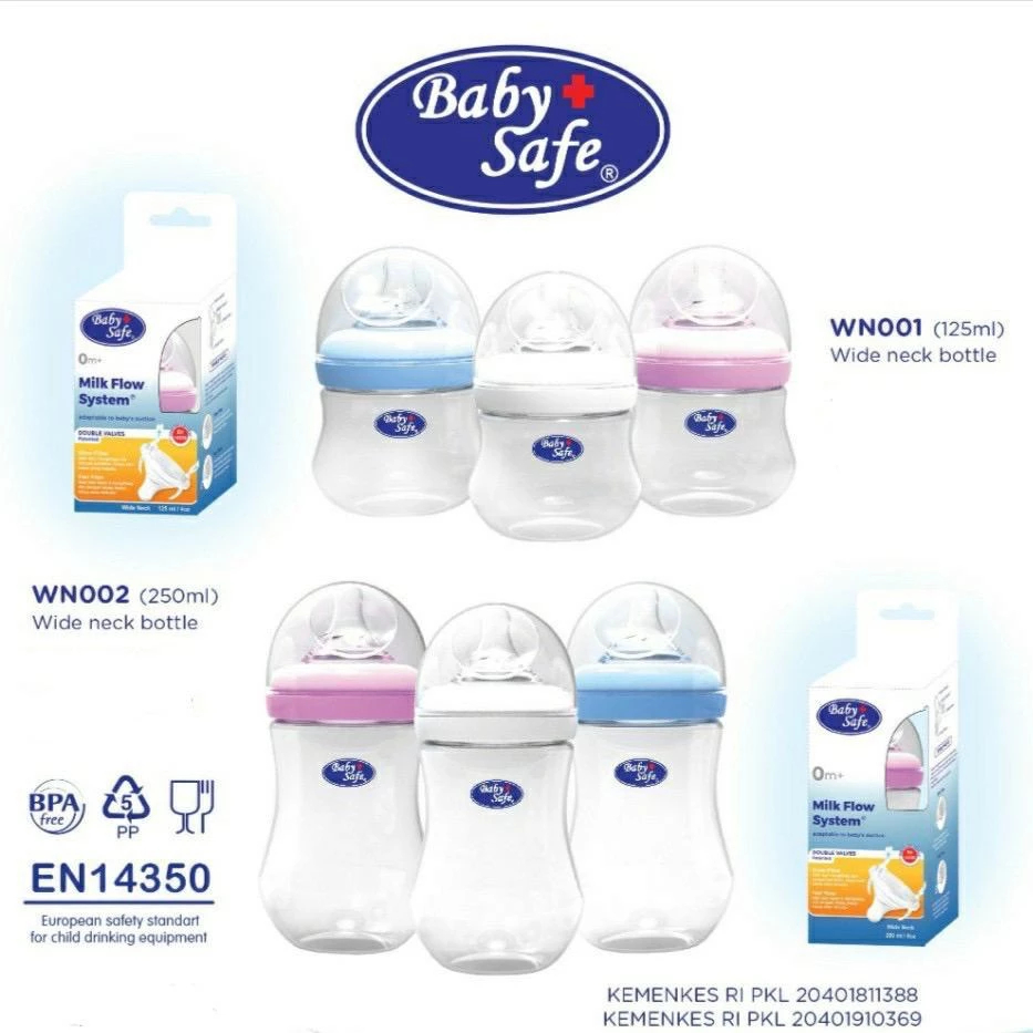 Baby safe wide neck botol