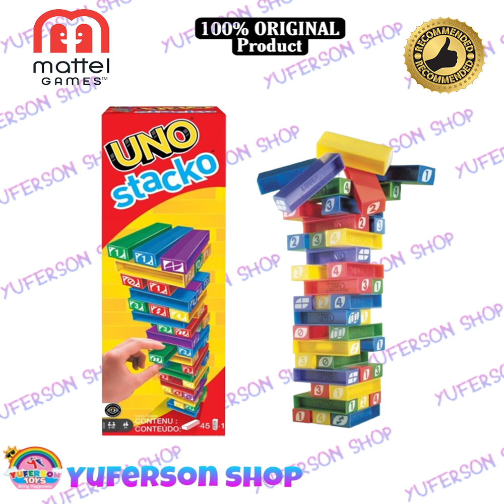 UNO Stacko Game Mattel Games