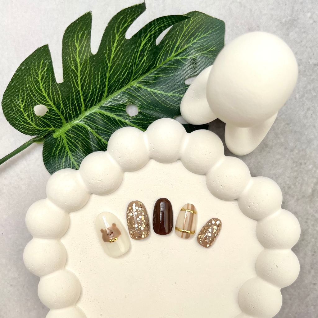 CuteTip TEDDY Bear Press On Nails