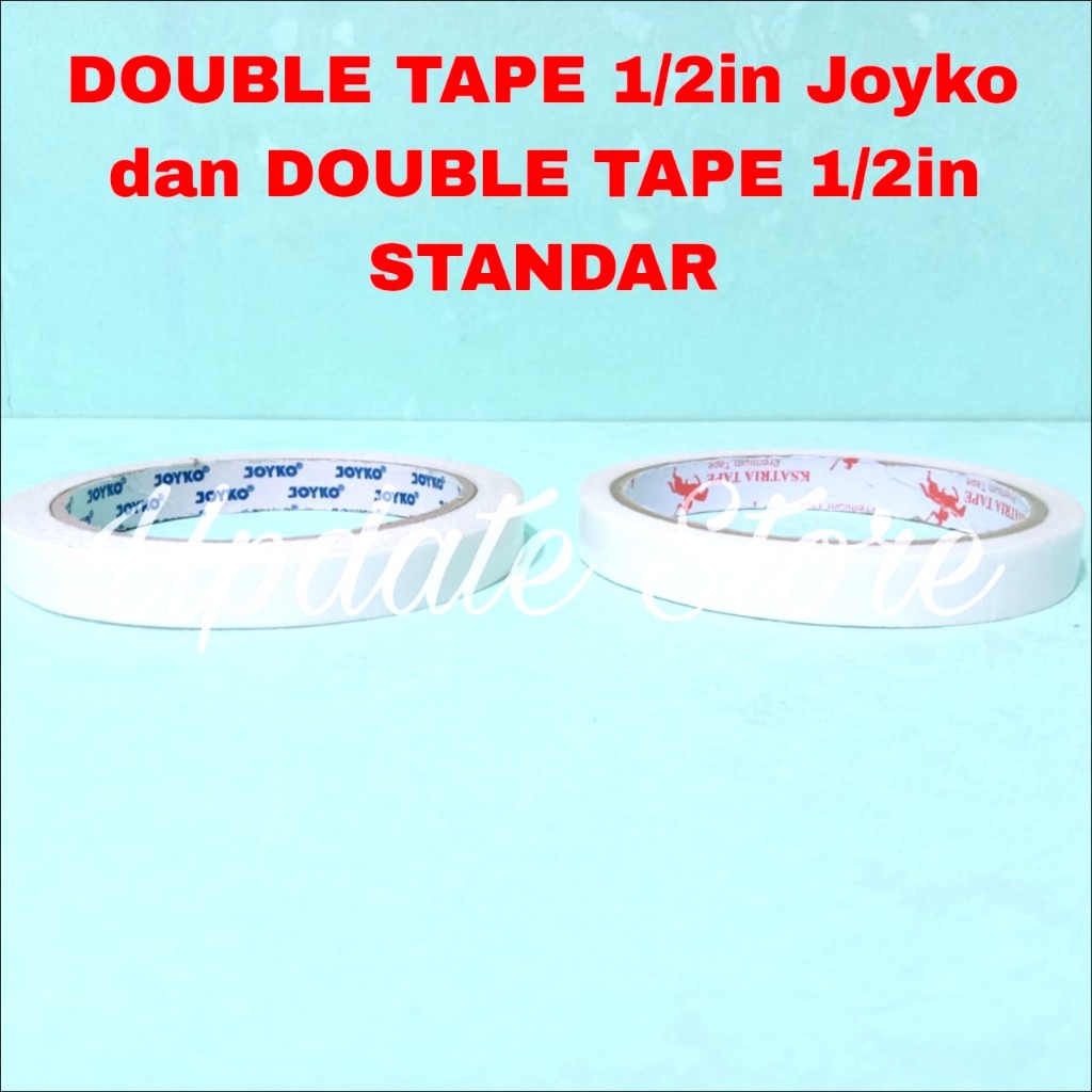 Double Tape 1/2in Joyko dan Standar