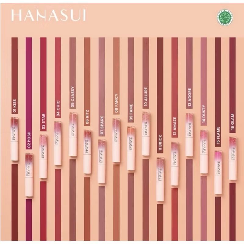 Hanasui Lip Cream Mattedorable/Boba/Matcha