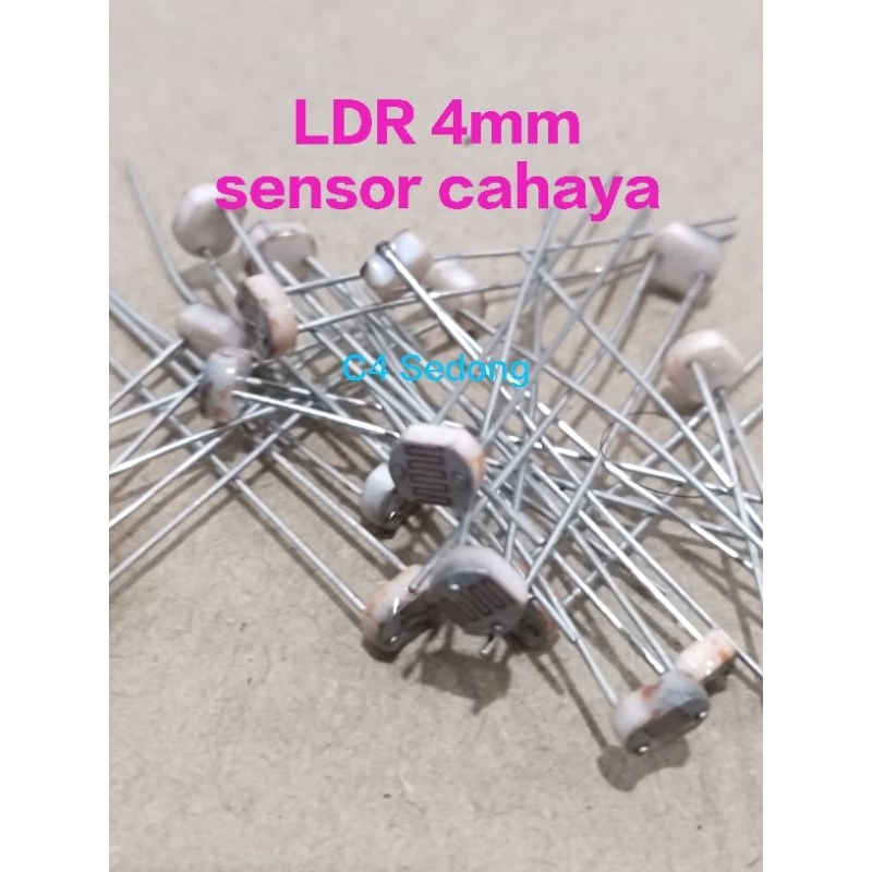 LDR Sensor cahaya 4MM isi per 10pcs