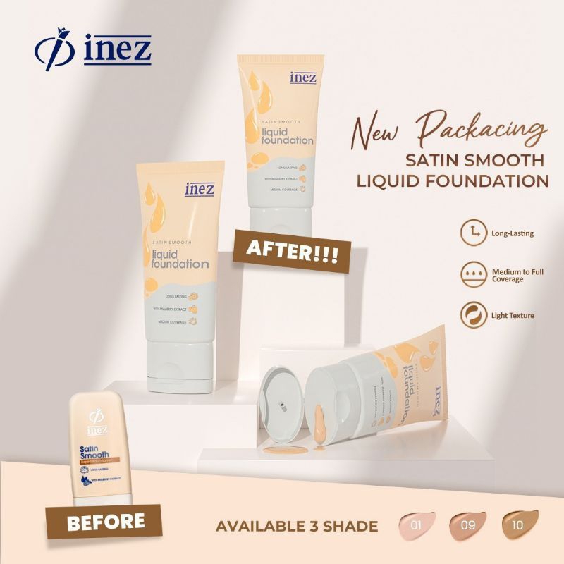 Inez Satin smooth liquid foundation