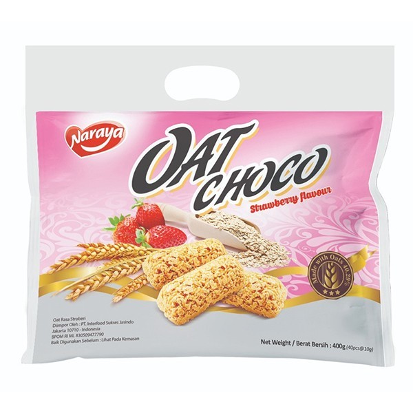 Naraya Oat Choco Strawberry 400g