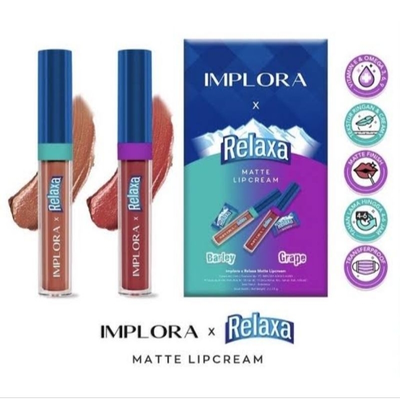 Implora X Relaxa Matte Lipcream / Implora Lip Cream