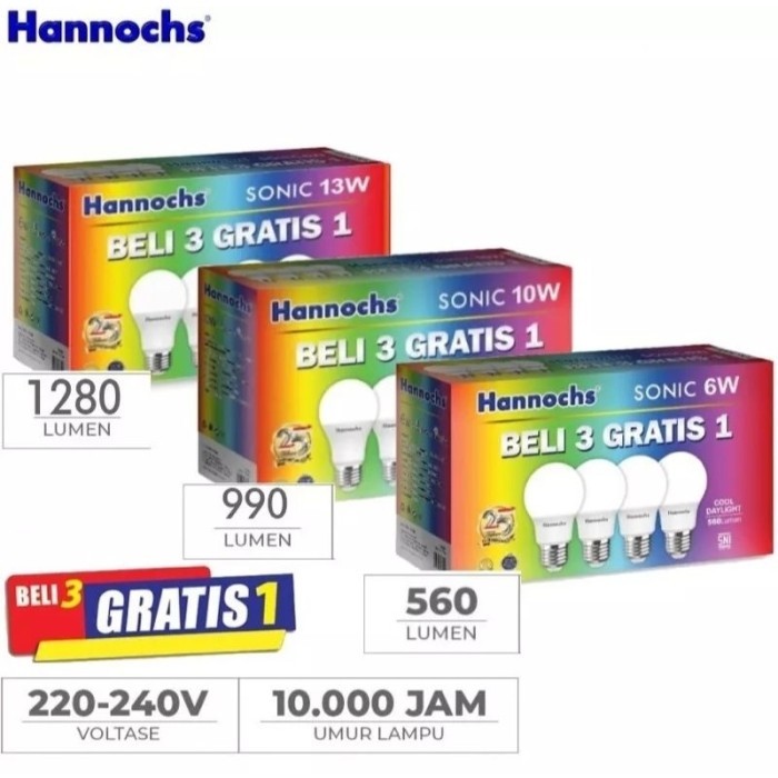 Lampu LED Hannochs Sonic Paket