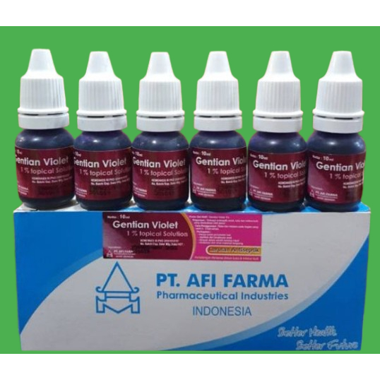GENTIAN VIOLET AFI JUAL PER BOX