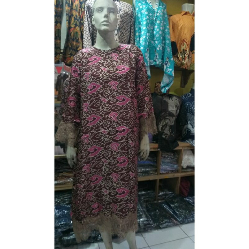 dress midi batik viscos