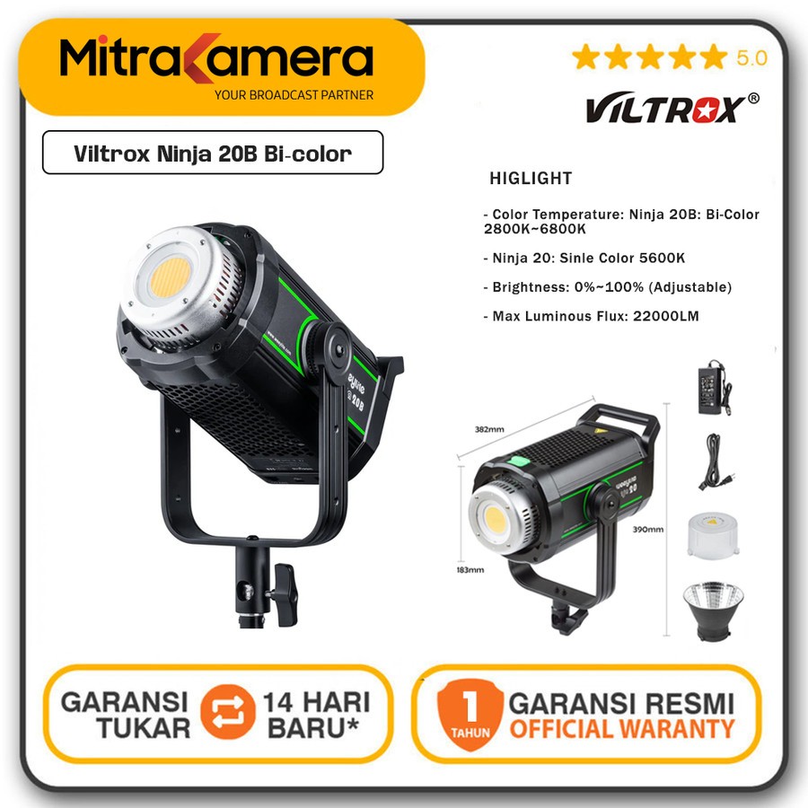Viltrox Ninja 20B Bi-color COB Light