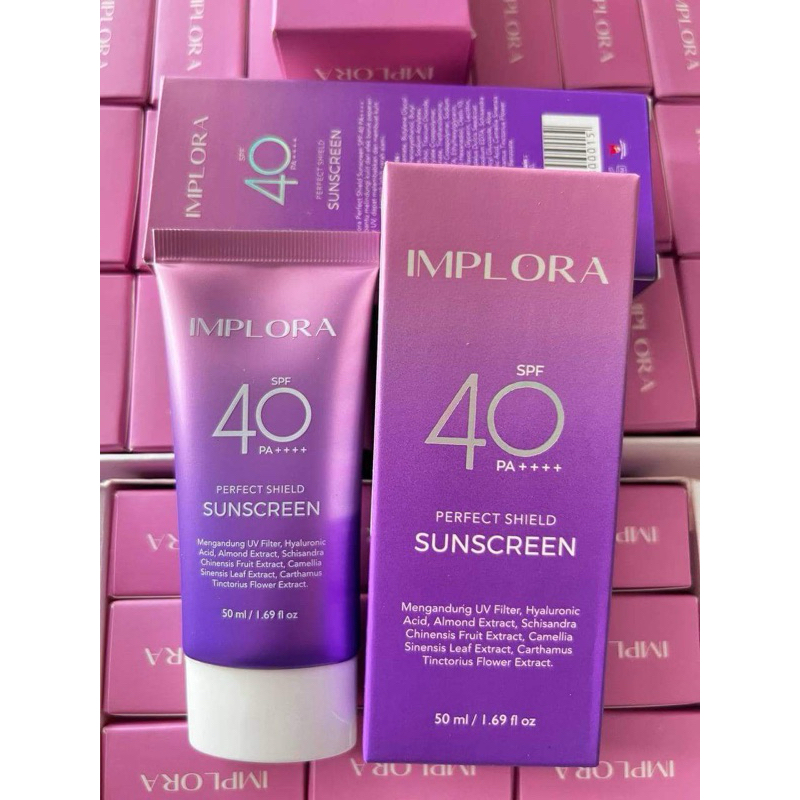 IMPLORA PERFECT SHIELD SUNCREEN SPF40 PA++++ 50ml -Implora Sun,gel SPF 30