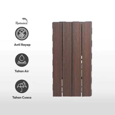 RAINBODECK QUICK DECK MOTIF KAYU 60X30CM