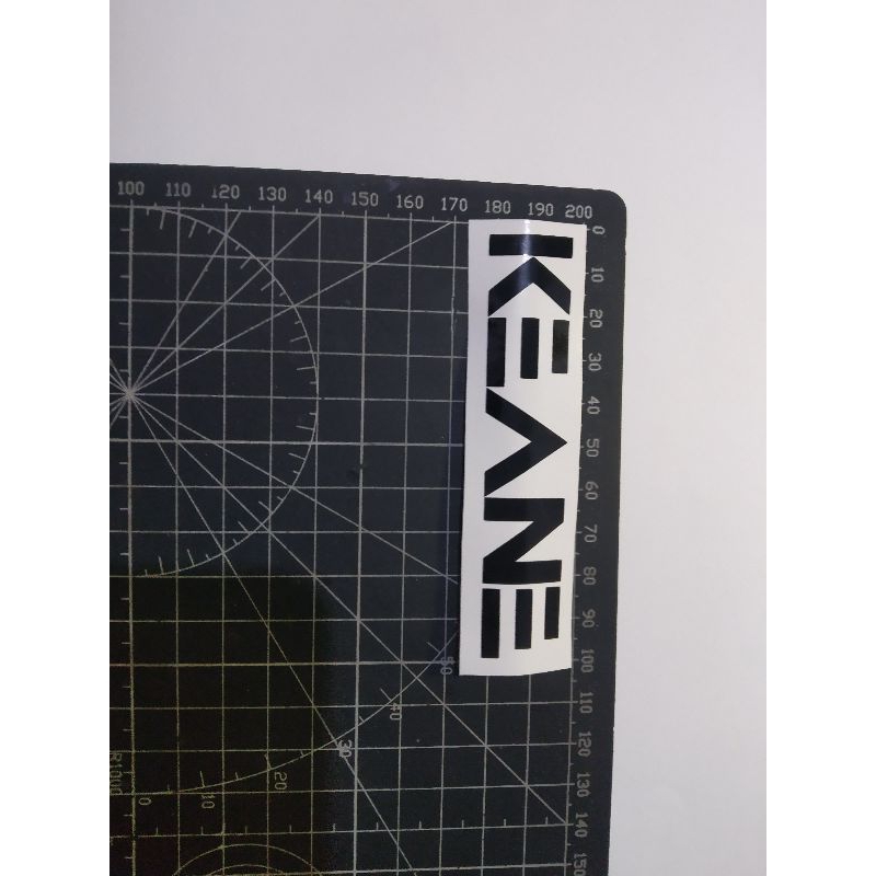 stiker cutting keane