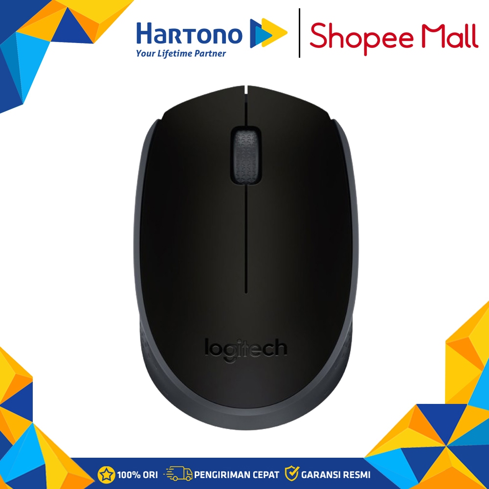 Logitech Wireless Mouse M170 Black 910-004658