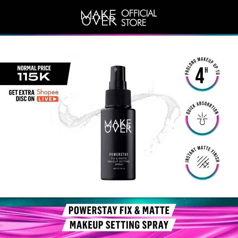 Maker Powerstay Fix & Matte Makeup Setting Spray