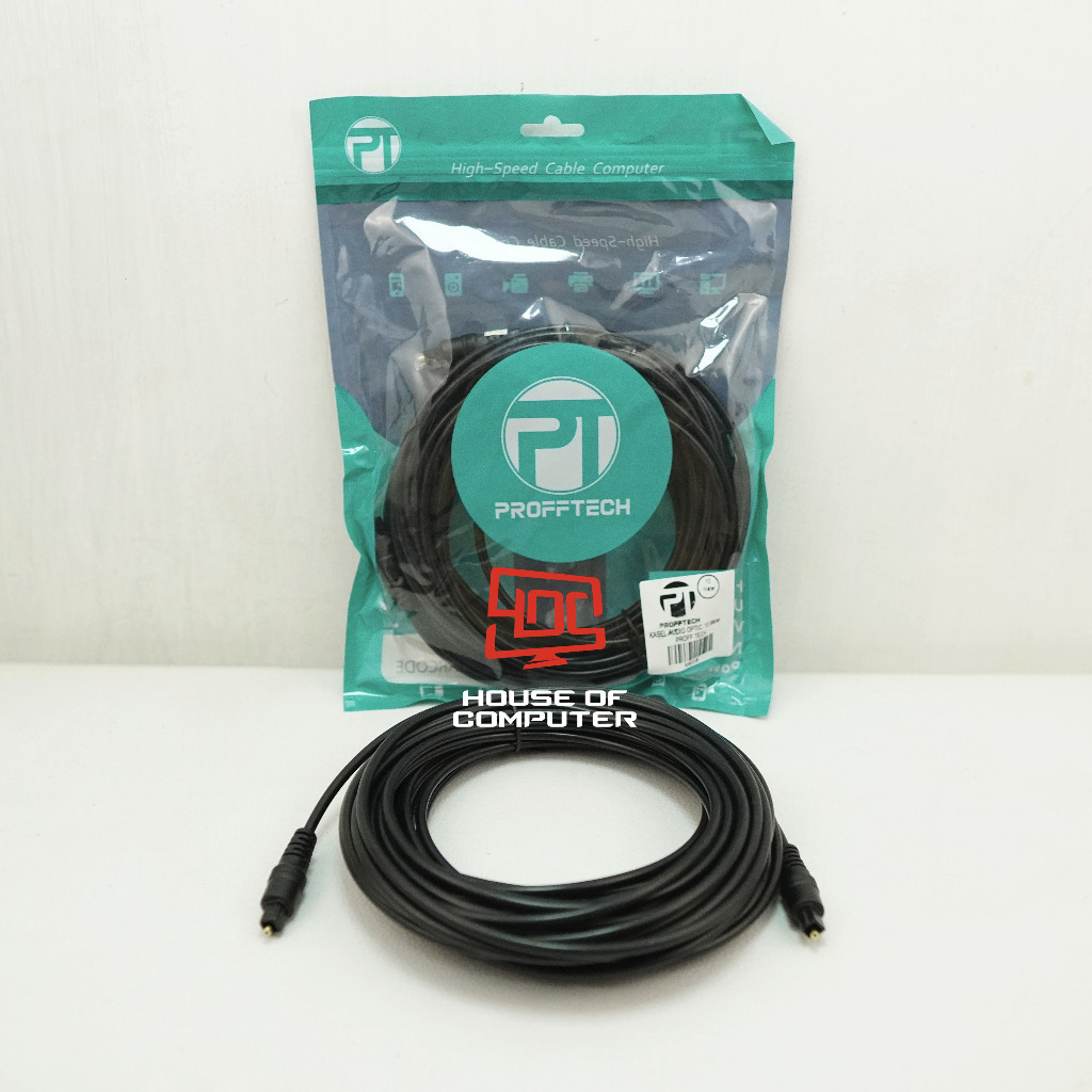 KABEL AUDIO DIGITAL OPTIC TOSLINK/SPDIF PROFFTECH 10 METER