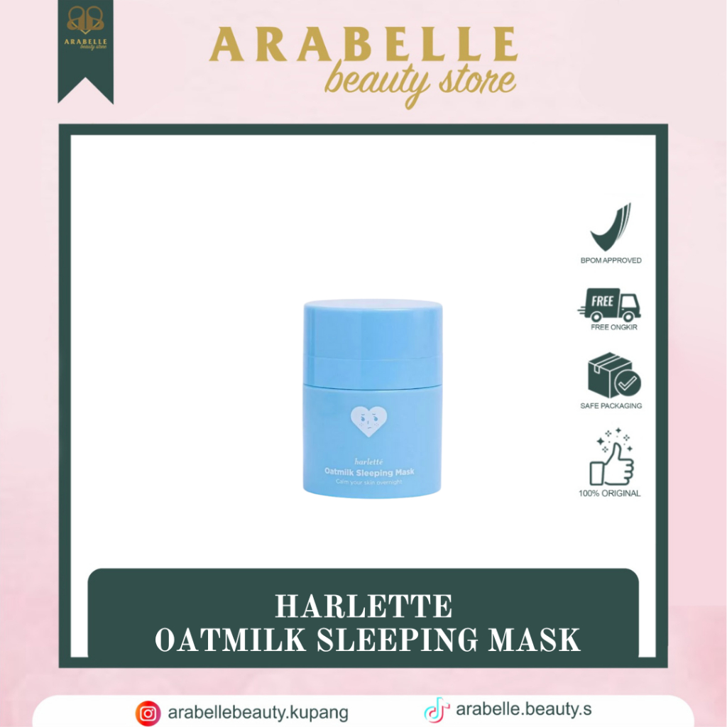 Harlette Oatmilk Sleeping Mask