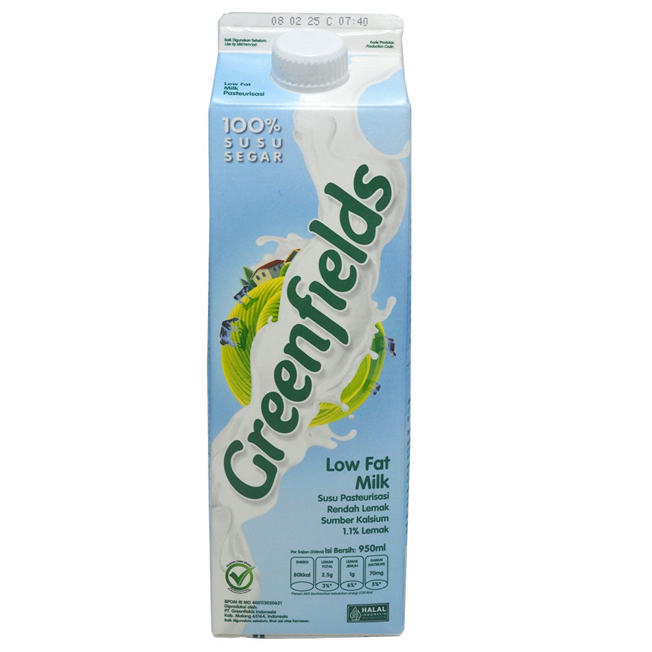 (INSTANT) GREENFIELDS FRESH MILK LOW FAT
