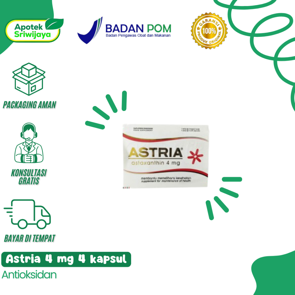 Astria Astaxanthin 4 mg Kapsul