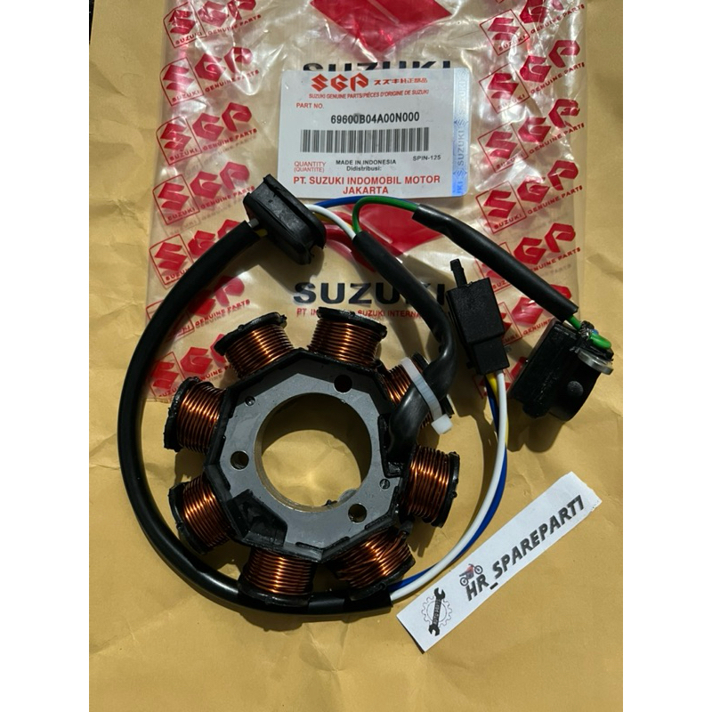 SPULL STATOR ASSY SUZUKI SPIN 125