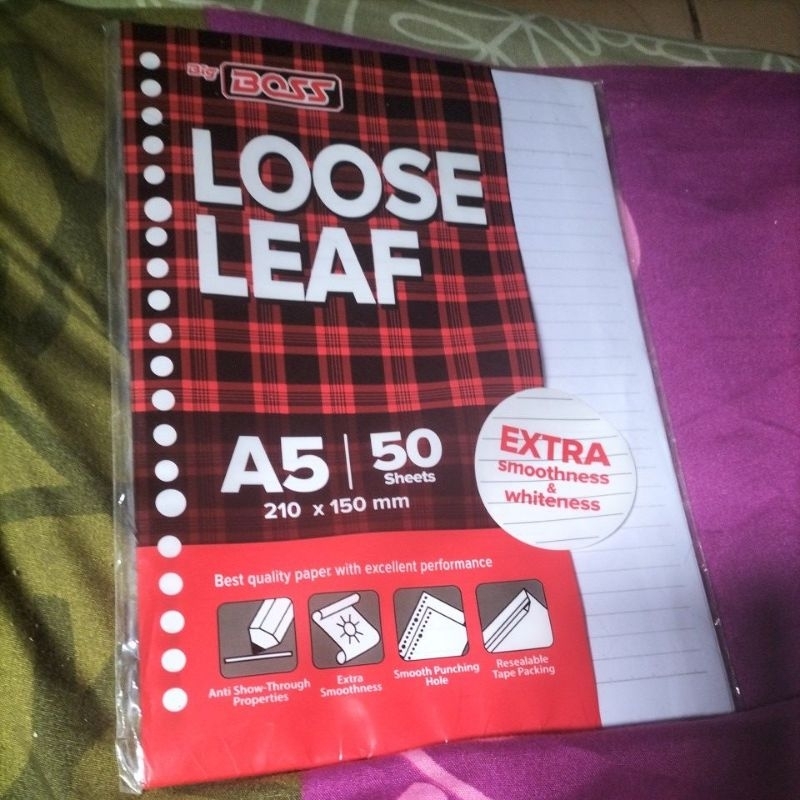 BOSS Loose Leaf A5 50 sheets