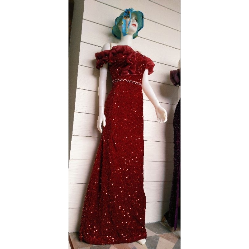dres pesta/gaun singer
