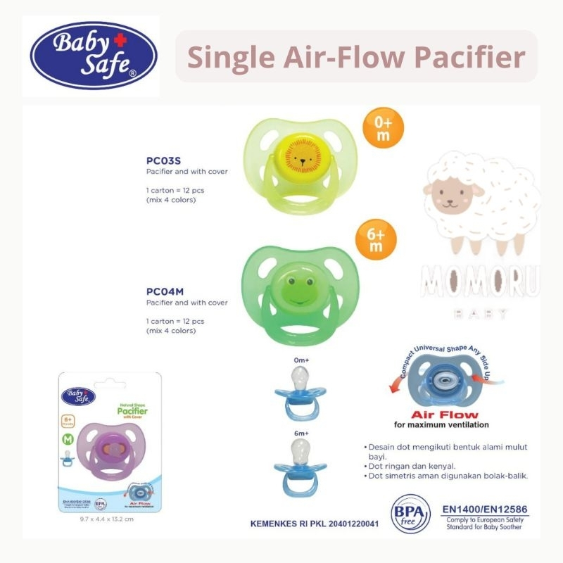 "RAYA" BABY SAFE Pacifier With Cover Random