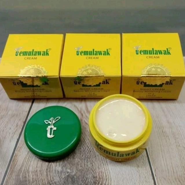 3pcs cream temulawak malam
