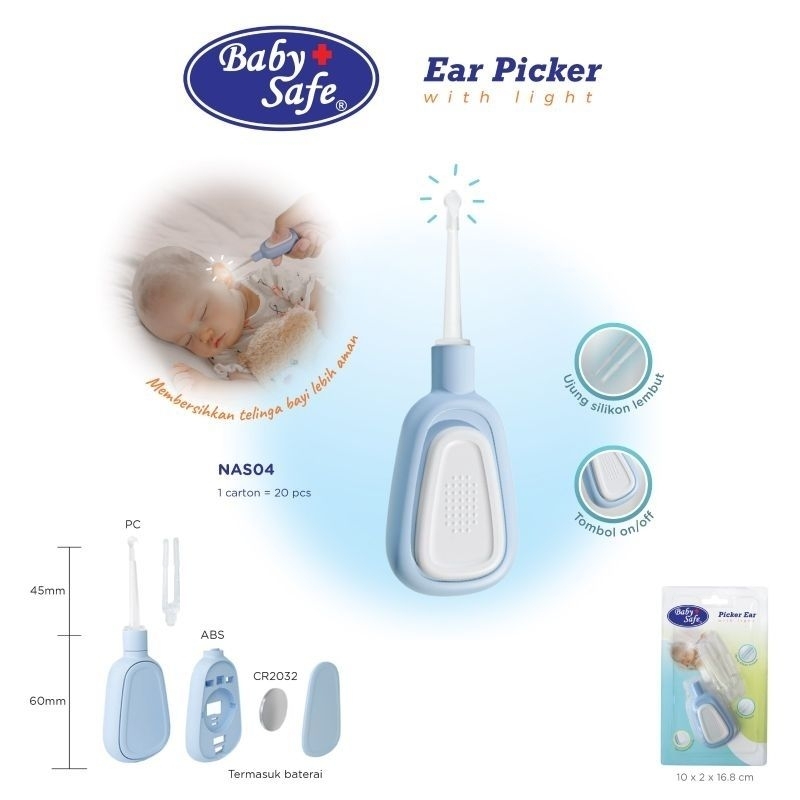 BabySafe Picker Ear With Light