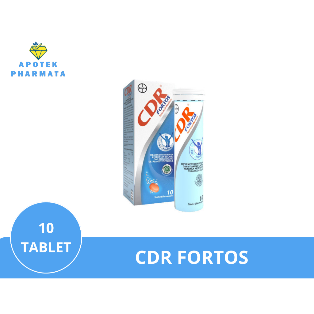 CDR Fortos isi 10 Tablet Effervescent