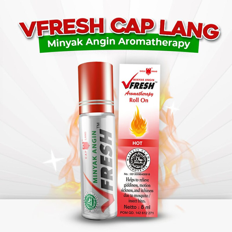 CAP LANG V FRESH HOT 8ML