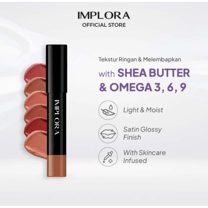 IMPLORA lip crayon satin
