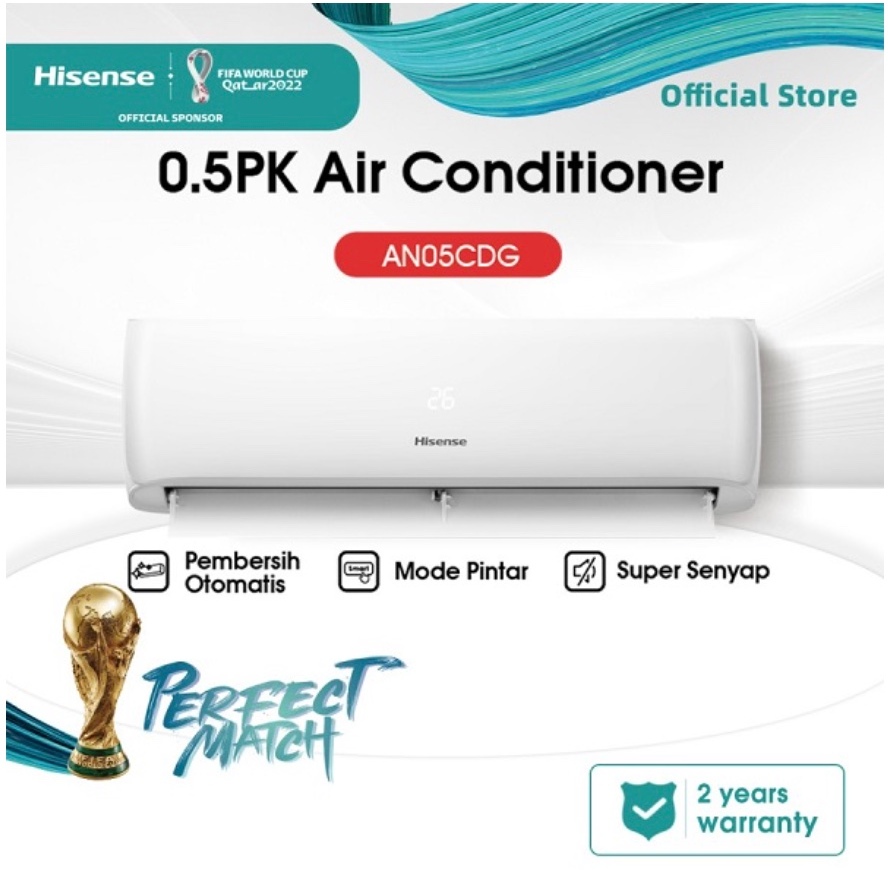HISENSE AN12CDG AC SPLIT 1,5 PK STANDARD