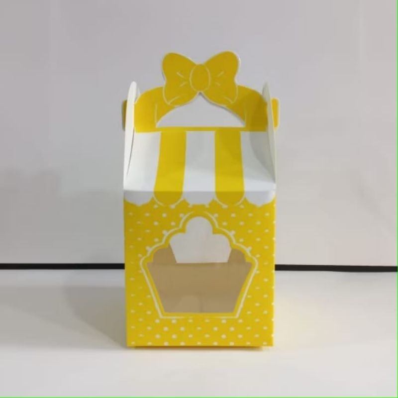 Box Cupcake Polkadot