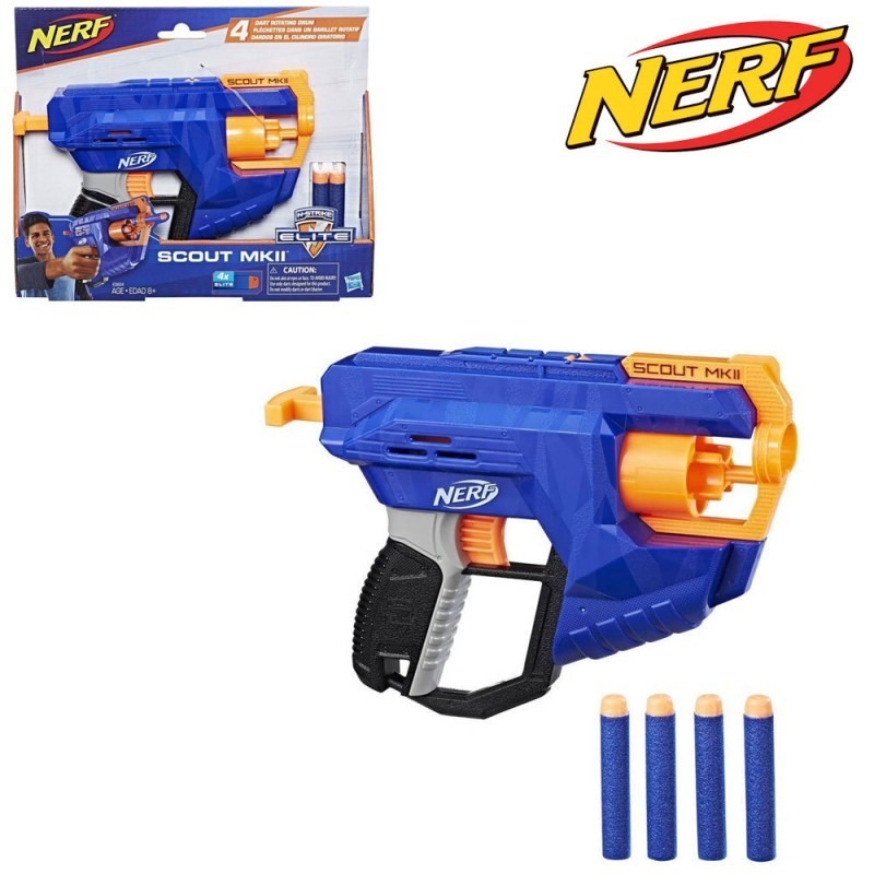 Nerf Elite Scout Blaster & Combat MK II