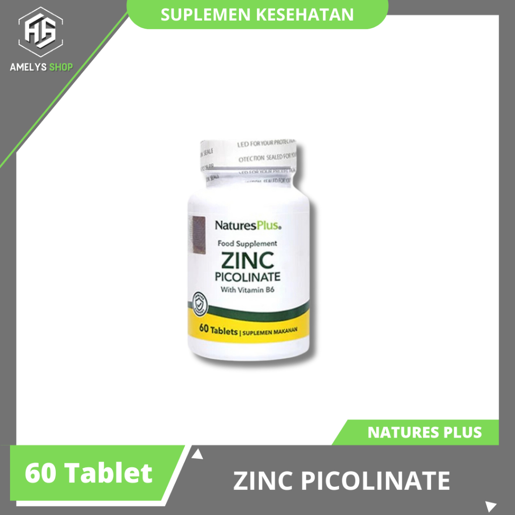Natures Plus - Zinc Picolinate isi 60 tablet
