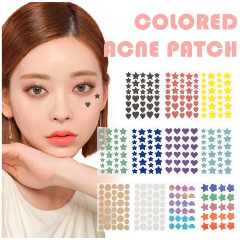 Acne patch transparant & motif (per strip)
