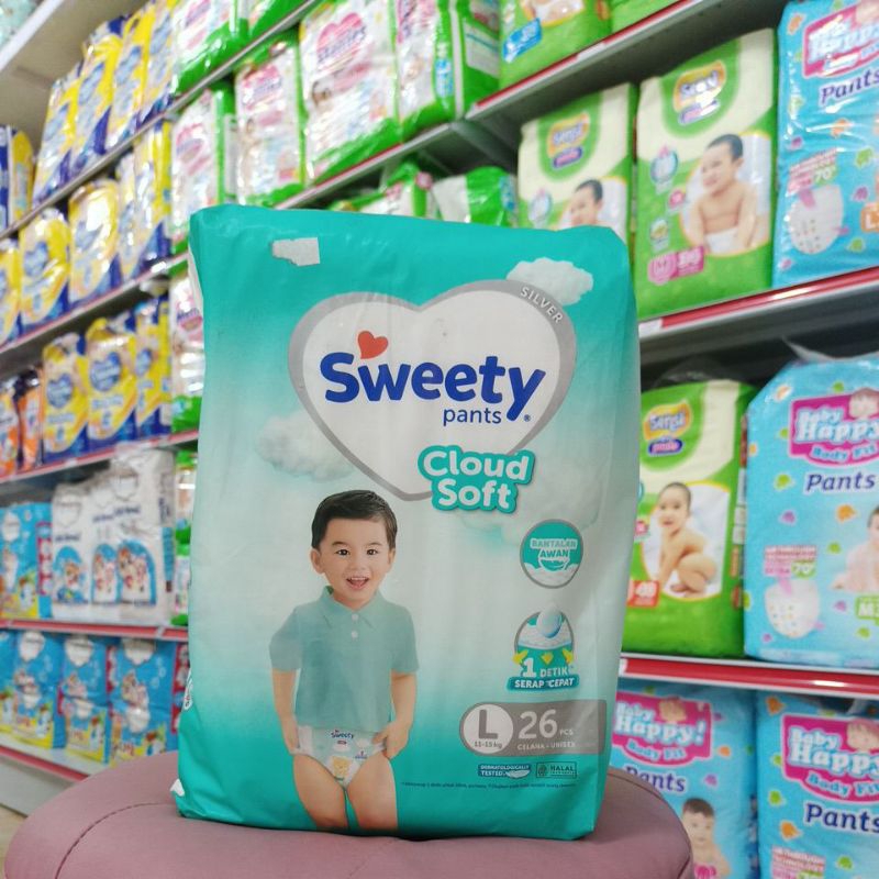 Sweety pants silver L 26