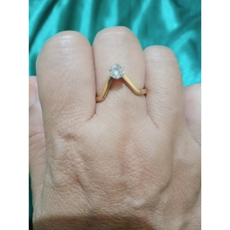 Cincin titanium gold