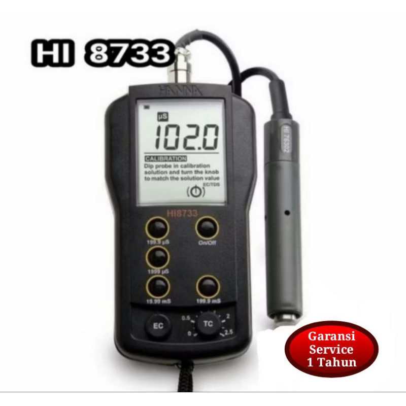 Hanna instruments HI-8733 Portable Multi-range Conductivity Meter
