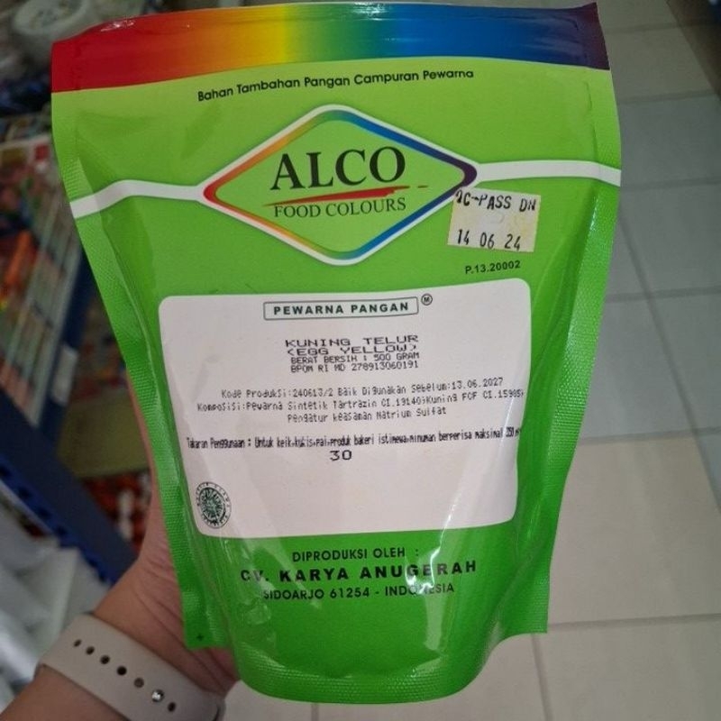 Alco Egg Yellow 500gr